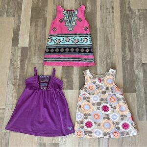 Oshkosh Colorful Baby Girl Dress Lot 18 Months Retro Spring Lot